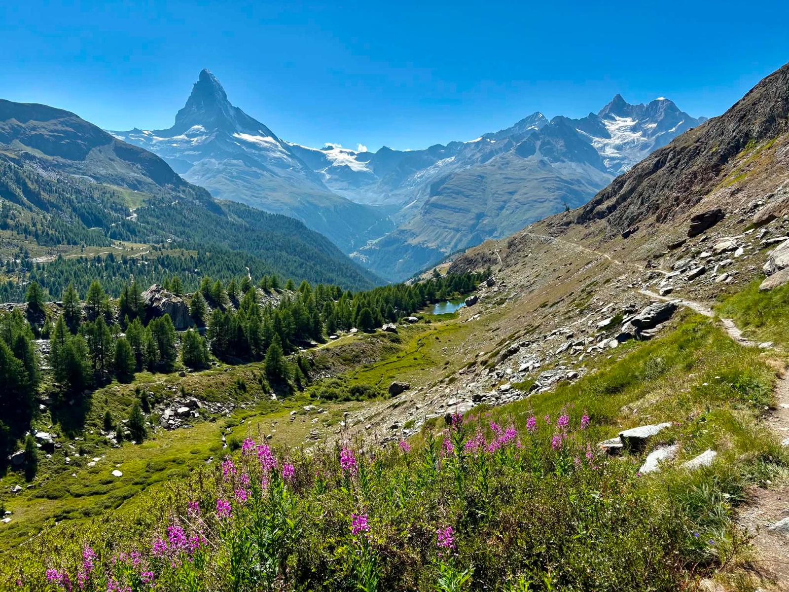 Mountain landscape in Switzerland